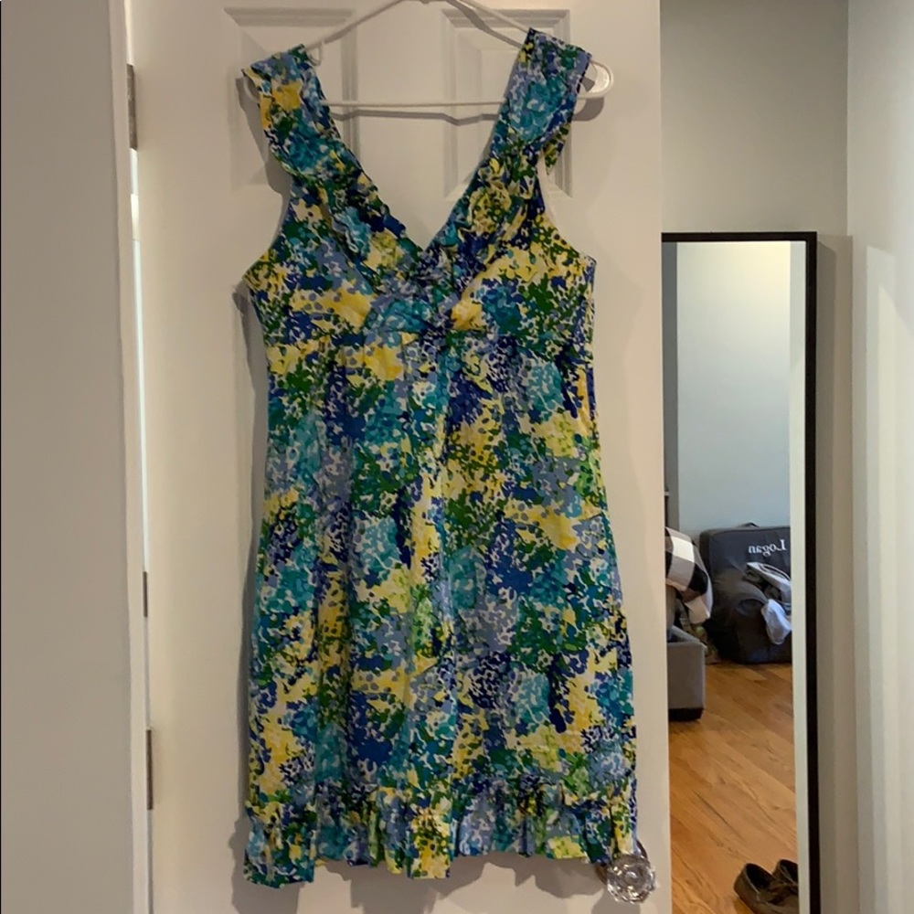 Pretty ruffled flowered dress